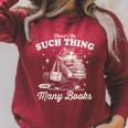 Cat Book Lover Reading Quote Raglan Sleeve Sweatshirt Heather Dust