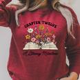 Chapter 12 A Literary Milestone 12th Birthday Book Lovers Raglan Sleeve Sweatshirt Heather Dust