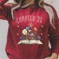 Chapter 21st Birthday Bookworm 21 Years Old For Book Lovers Raglan Sleeve Sweatshirt Heather Dust Chapter 21st Birthday Bookworm 21 Years Old For Book Lovers Raglan Sleeve Sweatshirt Heather Dust