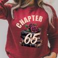 Chapter 65 65th Birthday Women Book Lovers Its My Birthday Raglan Sleeve Sweatshirt Heather Dust
