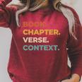 Christian Bible Study Book Chapter Verse Context Scripture Premium Tri-Blend Raglan Sleeve Sweatshirt Heather Dust Christian Bible Study Book Chapter Verse Context Scripture Premium Tri-Blend Raglan Sleeve Sweatshirt Heather Dust