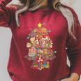 Christmas Tree Library Xmas Lights Tree Book Lover Librarian Raglan Sleeve Sweatshirt Heather Dust Christmas Tree Library Xmas Lights Tree Book Lover Librarian Raglan Sleeve Sweatshirt Heather Dust