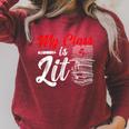 My Class Is Lit For a Book Lovers Readers Reading Raglan Sleeve Sweatshirt Heather Dust My Class Is Lit For a Book Lovers Readers Reading Raglan Sleeve Sweatshirt Heather Dust