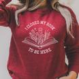 I Closed My Book To Be Here Floral Book Women Love Reading Raglan Sleeve Sweatshirt Heather Dust I Closed My Book To Be Here Floral Book Women Love Reading Raglan Sleeve Sweatshirt Heather Dust