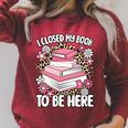 I Closed My Book To Be Here Read Reading Lover Women Girls Raglan Sleeve Sweatshirt Heather Dust I Closed My Book To Be Here Read Reading Lover Women Girls Raglan Sleeve Sweatshirt Heather Dust