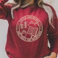 Coffee & Books & Trees & Mountains Raglan Sleeve Sweatshirt Heather Dust