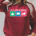 Coffee Books And Bernese Mountain Dog Men Women Kids Raglan Sleeve Sweatshirt Heather Dust