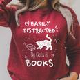 Coffee Cats And Books Ironic Kitty Literature Raglan Sleeve Sweatshirt Heather Dust Coffee Cats And Books Ironic Kitty Literature Raglan Sleeve Sweatshirt Heather Dust