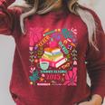 Color Our World Summer Reading 2025 Boho Wildflower Book Raglan Sleeve Sweatshirt Heather Dust Color Our World Summer Reading 2025 Boho Wildflower Book Raglan Sleeve Sweatshirt Heather Dust