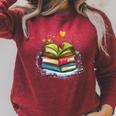 Colorful Books Love Books Watercolor Booklover Performance Raglan Sleeve Sweatshirt Heather Dust Colorful Books Love Books Watercolor Booklover Performance Raglan Sleeve Sweatshirt Heather Dust