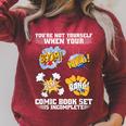 Comic Book Collecting Gear Collection Comics Collector Raglan Sleeve Sweatshirt Heather Dust
