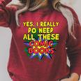 Comic Book Fan Reader I Need All These Comic Books Raglan Sleeve Sweatshirt Heather Dust