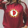 Comic Book Style Monogram Letter D For Boys Girls Women Men Raglan Sleeve Sweatshirt Heather Dust Comic Book Style Monogram Letter D For Boys Girls Women Men Raglan Sleeve Sweatshirt Heather Dust