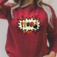 Comic Book Swear Bubble Pop Art Explosion Humor Raglan Sleeve Sweatshirt Heather Dust Comic Book Swear Bubble Pop Art Explosion Humor Raglan Sleeve Sweatshirt Heather Dust