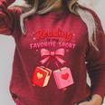 Coquette Reading Is My Favorite Sport Cute Book Lovers Premium Tri-Blend Raglan Sleeve Sweatshirt Heather Dust Coquette Reading Is My Favorite Sport Cute Book Lovers Premium Tri-Blend Raglan Sleeve Sweatshirt Heather Dust