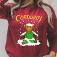 Corduroy Teddy Bear In The Snow Christmas Children's Book Raglan Sleeve Sweatshirt Heather Dust Corduroy Teddy Bear In The Snow Christmas Children's Book Raglan Sleeve Sweatshirt Heather Dust