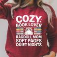 Cozy Book Lover Ragdoll Mom Soft Pages Quiet Nights Raglan Sleeve Sweatshirt Heather Dust Cozy Book Lover Ragdoll Mom Soft Pages Quiet Nights Raglan Sleeve Sweatshirt Heather Dust
