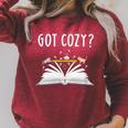 Cozy Cat Mystery Book Lover Reading Nerd Cute Bookish Reader Men Women Kids Raglan Sleeve Sweatshirt Heather Dust Cozy Cat Mystery Book Lover Reading Nerd Cute Bookish Reader Men Women Kids Raglan Sleeve Sweatshirt Heather Dust