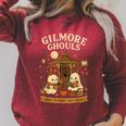Cozy Ghouls Bookish Halloween Gazebo Scene Raglan Sleeve Sweatshirt Heather Dust Cozy Ghouls Bookish Halloween Gazebo Scene Raglan Sleeve Sweatshirt Heather Dust