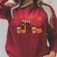 Cozy Season Autumn Leaves Books Pumpkins Fall Halloween Raglan Sleeve Sweatshirt Heather Dust Cozy Season Autumn Leaves Books Pumpkins Fall Halloween Raglan Sleeve Sweatshirt Heather Dust