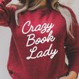 Crazy Book Lady Librarian Appreciation Humor Cute Literary Raglan Sleeve Sweatshirt Heather Dust Crazy Book Lady Librarian Appreciation Humor Cute Literary Raglan Sleeve Sweatshirt Heather Dust