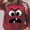 Creepy Face Carrot Halloween Book Character Costume Raglan Sleeve Sweatshirt Heather Dust Creepy Face Carrot Halloween Book Character Costume Raglan Sleeve Sweatshirt Heather Dust