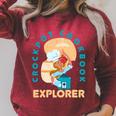 Crockpot Cookbook Baking Cooking Lovers Chef Cook Bakers Raglan Sleeve Sweatshirt Heather Dust