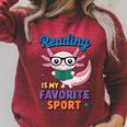 Cute Axolotl Reads Books Reading Is My Favorite Sport Book Raglan Sleeve Sweatshirt Heather Dust Cute Axolotl Reads Books Reading Is My Favorite Sport Book Raglan Sleeve Sweatshirt Heather Dust