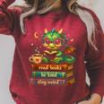 Cute Dragon Read Books Be Kind Stay Weird Fantasy Lovers Raglan Sleeve Sweatshirt Heather Dust Cute Dragon Read Books Be Kind Stay Weird Fantasy Lovers Raglan Sleeve Sweatshirt Heather Dust