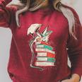 Cute Dragon Reading Cat Books Dragon Raglan Sleeve Sweatshirt Heather Dust Cute Dragon Reading Cat Books Dragon Raglan Sleeve Sweatshirt Heather Dust