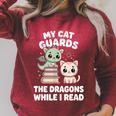 Cute Fantasy Book Reader Apparel Cat Dragon Bookish Magic Raglan Sleeve Sweatshirt Heather Dust Cute Fantasy Book Reader Apparel Cat Dragon Bookish Magic Raglan Sleeve Sweatshirt Heather Dust