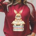 Cute Reading Bunny Easter Books Reader Teacher Girls Women Raglan Sleeve Sweatshirt Heather Dust Cute Reading Bunny Easter Books Reader Teacher Girls Women Raglan Sleeve Sweatshirt Heather Dust