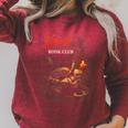 Dark Romance Booktok Spicy Book Club Raglan Sleeve Sweatshirt Heather Dust
