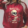 Dark Romance Romantasy Smutty Book Lover Morally Grey Merch Raglan Sleeve Sweatshirt Heather Dust Dark Romance Romantasy Smutty Book Lover Morally Grey Merch Raglan Sleeve Sweatshirt Heather Dust