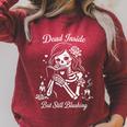 Dark Romance Skeleton Merch Outfits Woman Smut Book Reading Raglan Sleeve Sweatshirt Heather Dust Dark Romance Skeleton Merch Outfits Woman Smut Book Reading Raglan Sleeve Sweatshirt Heather Dust