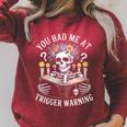 Dark Romance Had Me At Trigger Warning Skeleton Book Reader Raglan Sleeve Sweatshirt Heather Dust Dark Romance Had Me At Trigger Warning Skeleton Book Reader Raglan Sleeve Sweatshirt Heather Dust