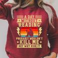 A Day Without Reading Library Librarian Books Bookworms Raglan Sleeve Sweatshirt Heather Dust A Day Without Reading Library Librarian Books Bookworms Raglan Sleeve Sweatshirt Heather Dust