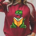 Dino Read Book Shirt Dinosaurs Reading Rex Cute Tee Raglan Sleeve Sweatshirt Heather Dust Dino Read Book Shirt Dinosaurs Reading Rex Cute Tee Raglan Sleeve Sweatshirt Heather Dust