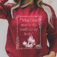 Disney Beauty And The Beast Belle Books I Love Most Quote Small Raglan Sleeve Sweatshirt Heather Dust Disney Beauty And The Beast Belle Books I Love Most Quote Small Raglan Sleeve Sweatshirt Heather Dust