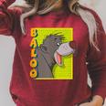 Disney The Jungle Book Baloo Raglan Sleeve Sweatshirt Heather Dust Disney The Jungle Book Baloo Raglan Sleeve Sweatshirt Heather Dust