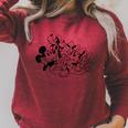 Disney Mickey And Friends Coloring Book Raglan Sleeve Sweatshirt Heather Dust