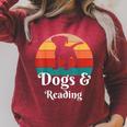 Dogs And Reading Books Raglan Sleeve Sweatshirt Heather Dust Dogs And Reading Books Raglan Sleeve Sweatshirt Heather Dust