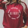 Dogs Shopping Wine Coffee Books Naps Lover Raglan Sleeve Sweatshirt Heather Dust Dogs Shopping Wine Coffee Books Naps Lover Raglan Sleeve Sweatshirt Heather Dust