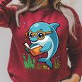 Dolphin Reading Book Matching Bookworm Librarian Books Lover Raglan Sleeve Sweatshirt Heather Dust Dolphin Reading Book Matching Bookworm Librarian Books Lover Raglan Sleeve Sweatshirt Heather Dust