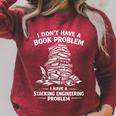 I Don't Have A Book Problem Reading Bookworm Raglan Sleeve Sweatshirt Heather Dust