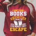 I Don't Read Books To Get Smart Book Lovers Reading Raglan Sleeve Sweatshirt Heather Dust I Don't Read Books To Get Smart Book Lovers Reading Raglan Sleeve Sweatshirt Heather Dust