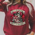 Dragon Reading Books Reality Overrated Reader Book Raglan Sleeve Sweatshirt Heather Dust