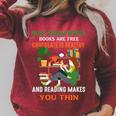 In My Dream World Books Are Free Chocolates Is Healthy Premium Tri-Blend Raglan Sleeve Sweatshirt Heather Dust