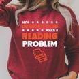 My Drinking Club Has A Reading Problem Book Club Raglan Sleeve Sweatshirt Heather Dust