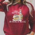 Easily Distracted By Books And Bunnies Raglan Sleeve Sweatshirt Heather Dust Easily Distracted By Books And Bunnies Raglan Sleeve Sweatshirt Heather Dust